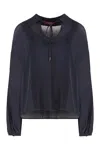 Max Mara Studio Top Woman Blue
