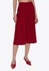 Max Mara Valdez Bermuda Shorts In Red