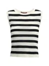 Max Mara Studio Sweater Woman Multicolor In Bianco Nero