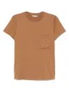 Max Mara Camel-coloured T-shirt In Cotton Women