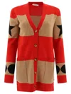 Max Mara Embroidered Wool Blend Valido Cardigan In Brown