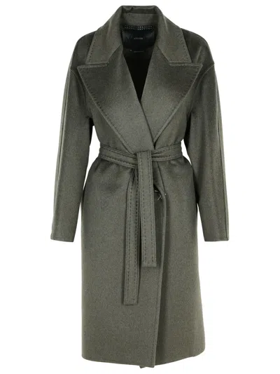 Max Mara Valle Green Cashmere Coat