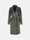 Max Mara 'valle' Green Cashmere Coat In Green