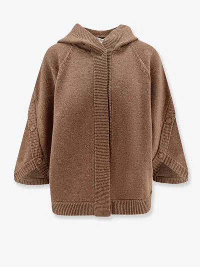 MAX MARA VALS WOOL AND CASHMERE CARDIGAN
