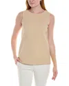 Max Mara Vals Wool-blend Top In Beige
