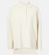 Max Mara Off-white Vand Polo In White