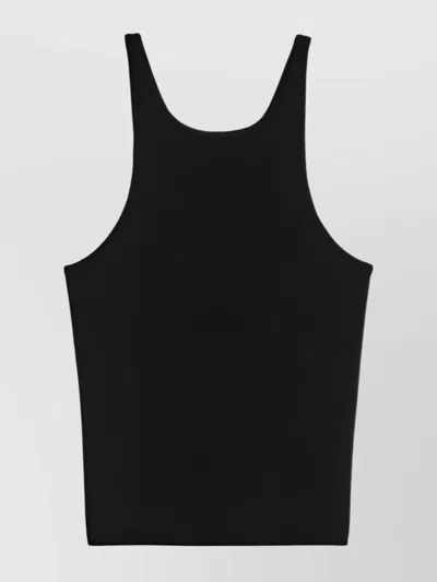 Max Mara Vanisé Wool Halter Top Racerback