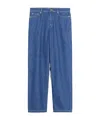 Max Mara Vaqueros De Pernera Recta En Denim In Blue