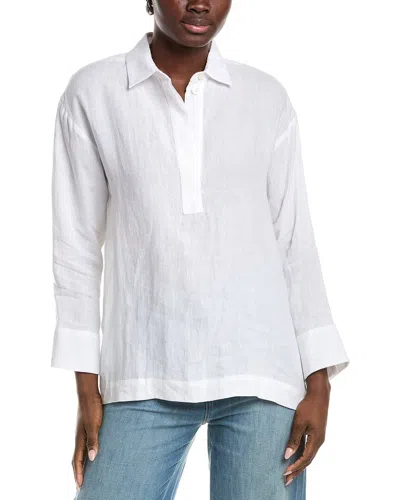 Max Mara Varese Linen Shirt In White