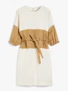 Max Mara Vasto Linen And Silk Sweater Dress