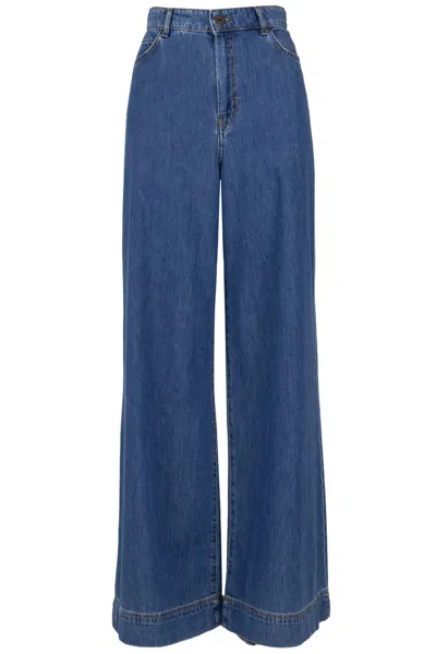 Max Mara Vega Jeans In Blue