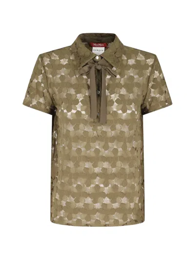 Max Mara Veil Shirt In Green