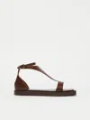 Max Mara Velaflat Footwear Bronze In Blue
