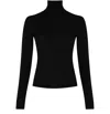 Max Mara Veloce Lightweight Cashmere Turtleneck In Black