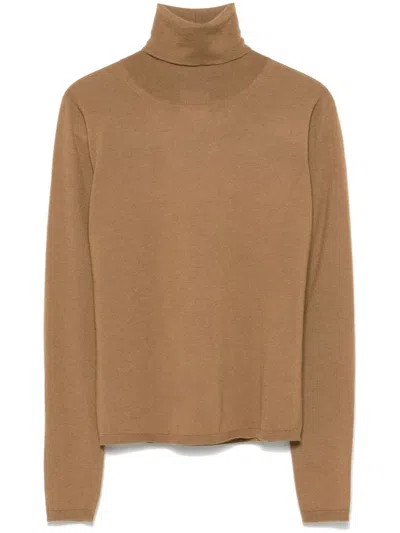 Max Mara Veloce Sweater In 褐色