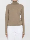 Max Mara Turtleneck Long-sleeved Jumper In Multi