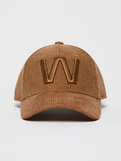 Max Mara Velvet Baseball Cap In Brown