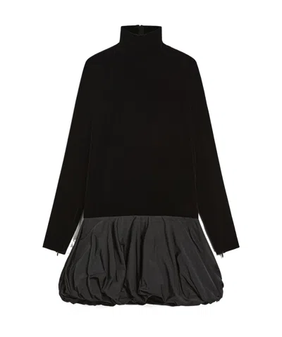 MAX MARA MAX MARA PIANOFORTE OSSO VELVET MINI DRESS