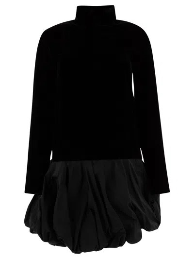 Max Mara Velvet Dress Dresses Black