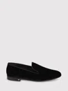 Max Mara Logo-plaque Velvet Loafers