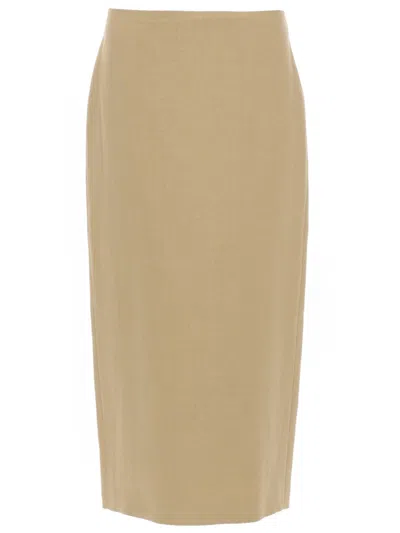 Max Mara Veranda Skirt In Beige