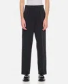 Max Mara Verbano Cropped Wool Pant In Black