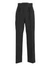 Max Mara Verbano Slim-fit Stretch-wool Trousers In Black
