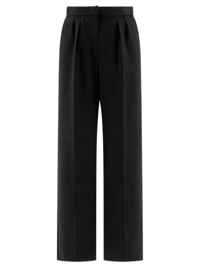 Max Mara "verbano" Stretch Wool Slim Trousers
