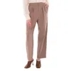 Max Mara Verbano Stretch-wool Trousers In Brown