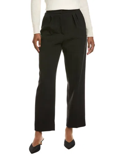 Max Mara Verbano Wool-blend Pant In Black