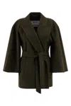 Max Mara Verna Coat In Green