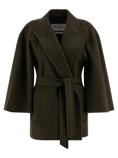 Max Mara Verna Coat In Green