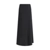Max Mara Vernice Long Skirt In Black