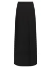 Max Mara Elastic Waist Skirt In Black