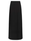Max Mara Elastic Waist Skirt In Black