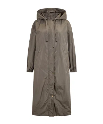 Max Mara Versatile Casual Coat In Brown