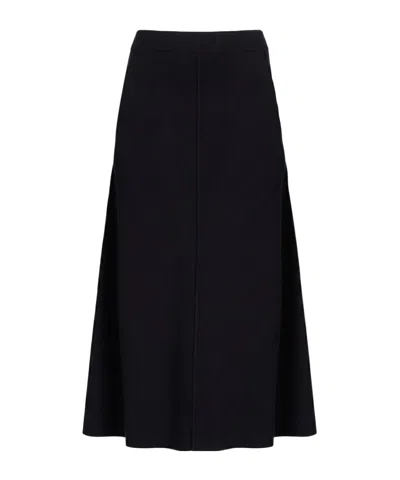 Max Mara Versatile Minimalist Knit Dress In Black