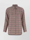 Max Mara 'versatile' Reversible Shirt With Cuffed Sleeves In Brown