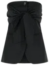 Max Mara Veruska Virgin Wool Top In Black