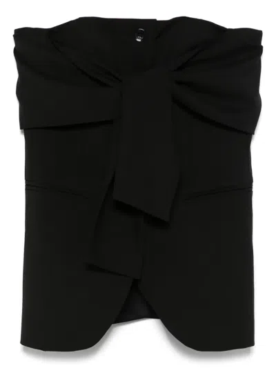 Max Mara Veruska Top In Black