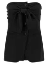 Max Mara Veruska Virgin Wool Top In Black