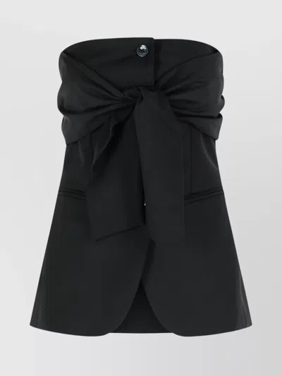Max Mara 'veruska' Wool Bustier Top
