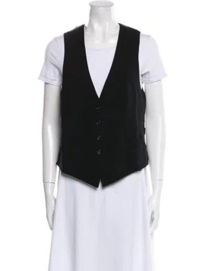 Pre-owned Max Mara Vest In Black