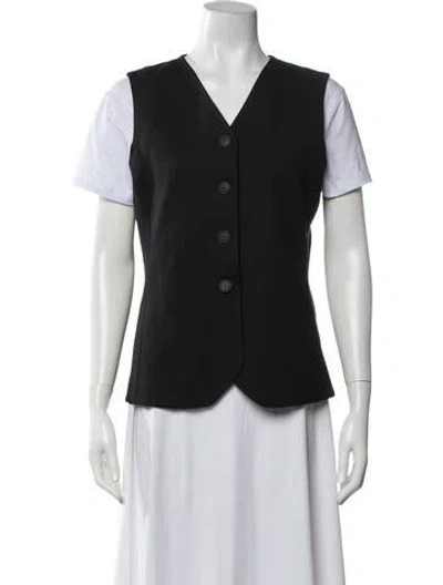 Pre-owned Max Mara Vest In Black