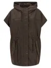 Max Mara Vest In Brown