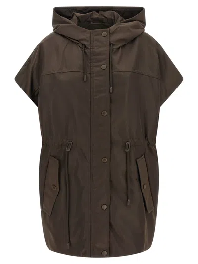 Max Mara Vest In Brown