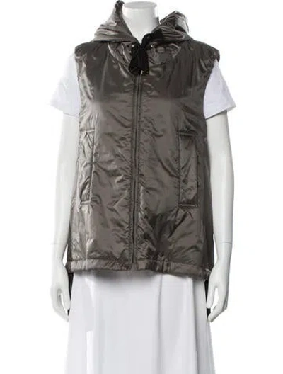 Pre-owned Max Mara Vest In Green