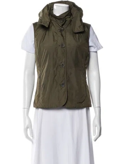 Pre-owned Max Mara Vest In Green
