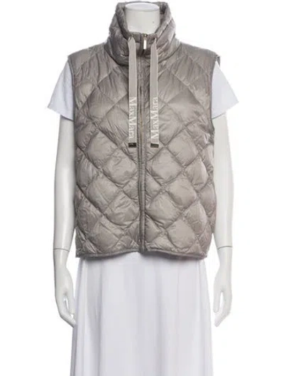 Pre-owned Max Mara Vest In Grey