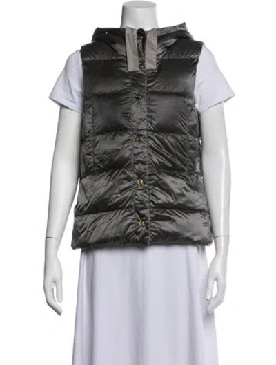 Pre-owned Max Mara Vest In Grey